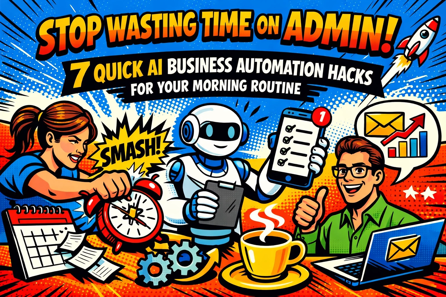 Stop Wasting Time on Admin: 7 Quick AI Business Automation Hacks for Your Morning Routine