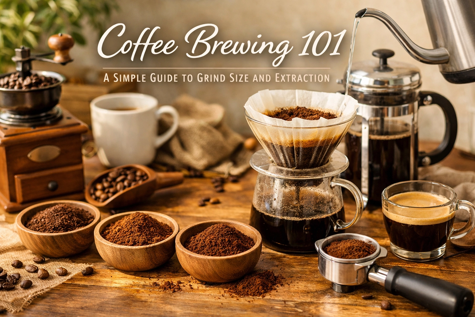 Coffee Brewing 101: A Simple Guide to Grind Size and Extraction