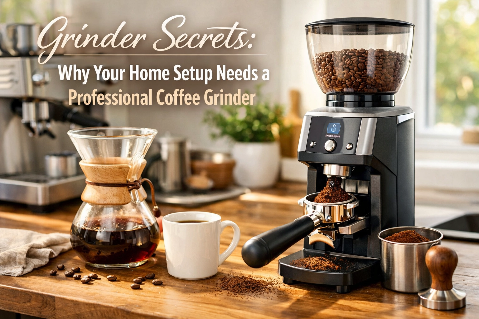 Grinder Secrets: Why Your Home Setup Needs a Professional Coffee Grinder