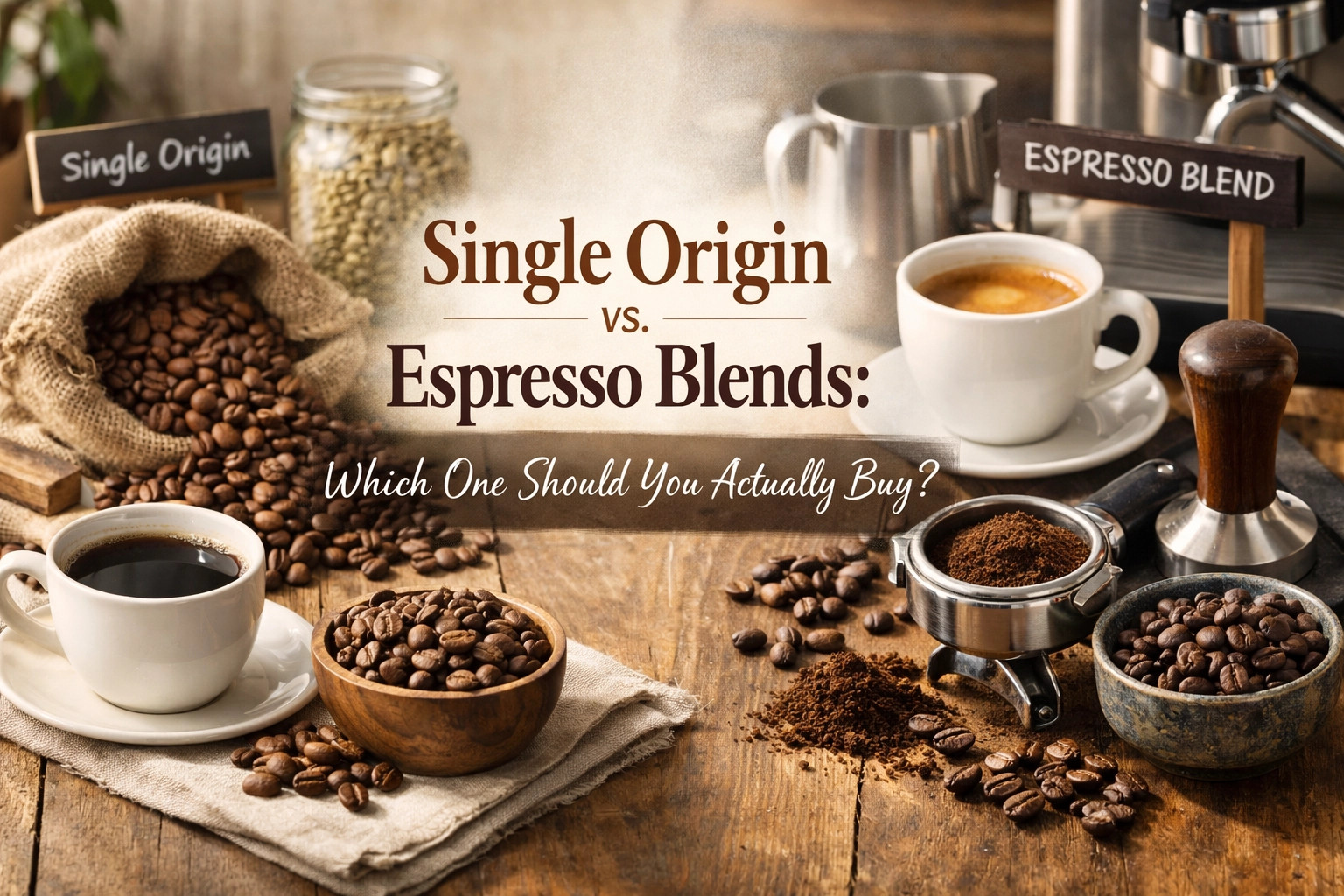 Single Origin vs. Espresso Blends: Which One Should You Actually Buy?
