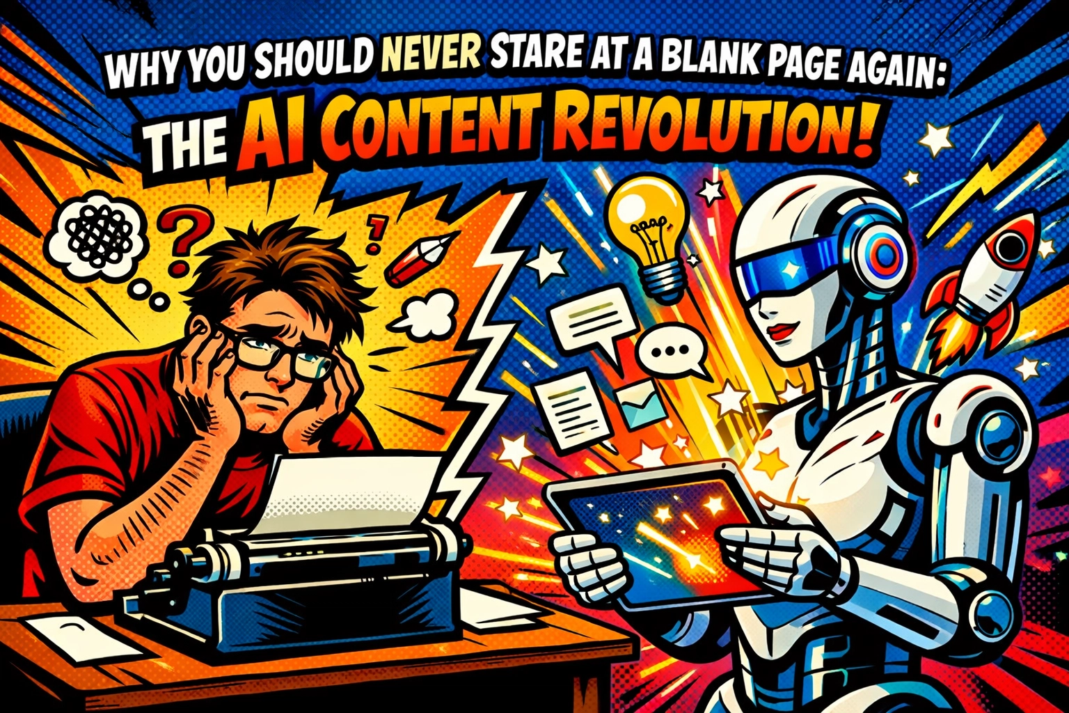 Why You Should Never Stare at a Blank Page Again: The AI Content Revolution