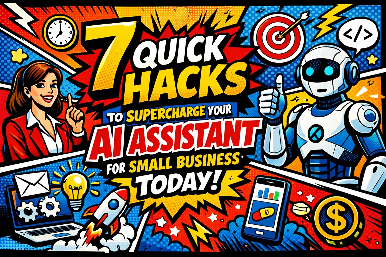 7 Quick Hacks to Supercharge Your AI Assistant for Small Business Today