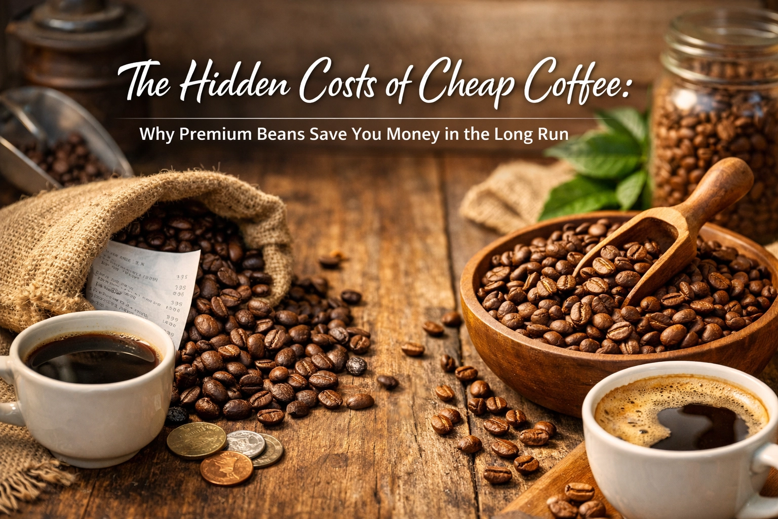The Hidden Costs of Cheap Coffee: Why Premium Beans Save You Money in the Long Run