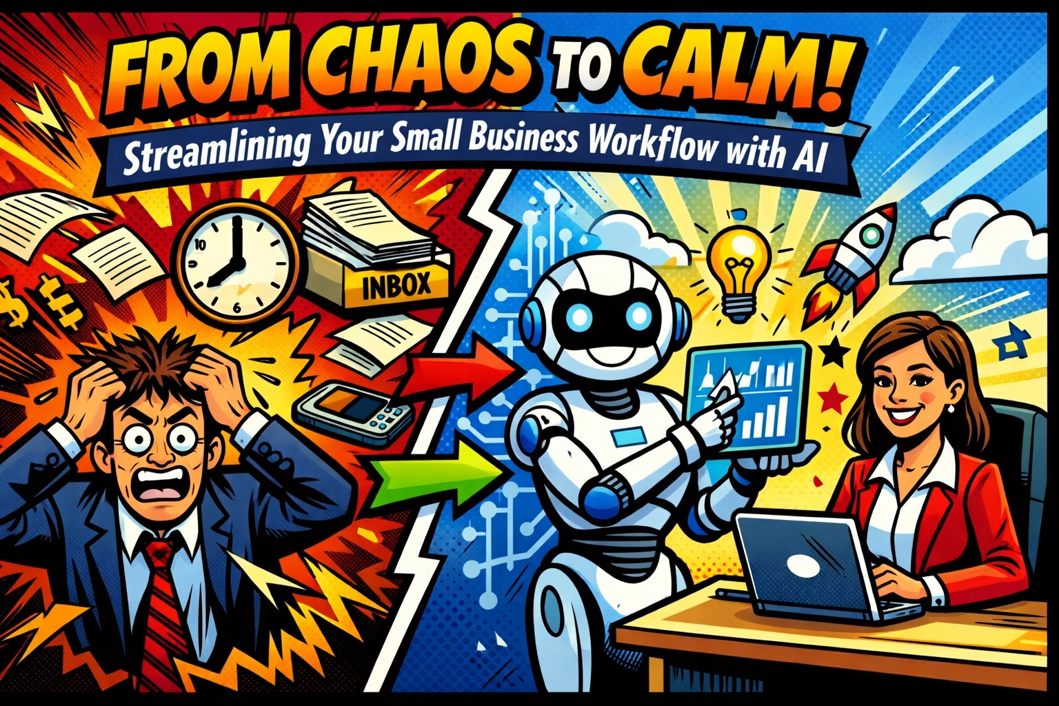 From Chaos to Calm: Streamlining Your Small Business Workflow with AI
