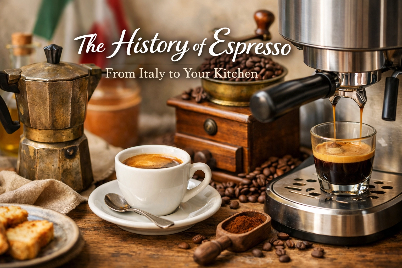 The History of Espresso: From Italy to Your Kitchen