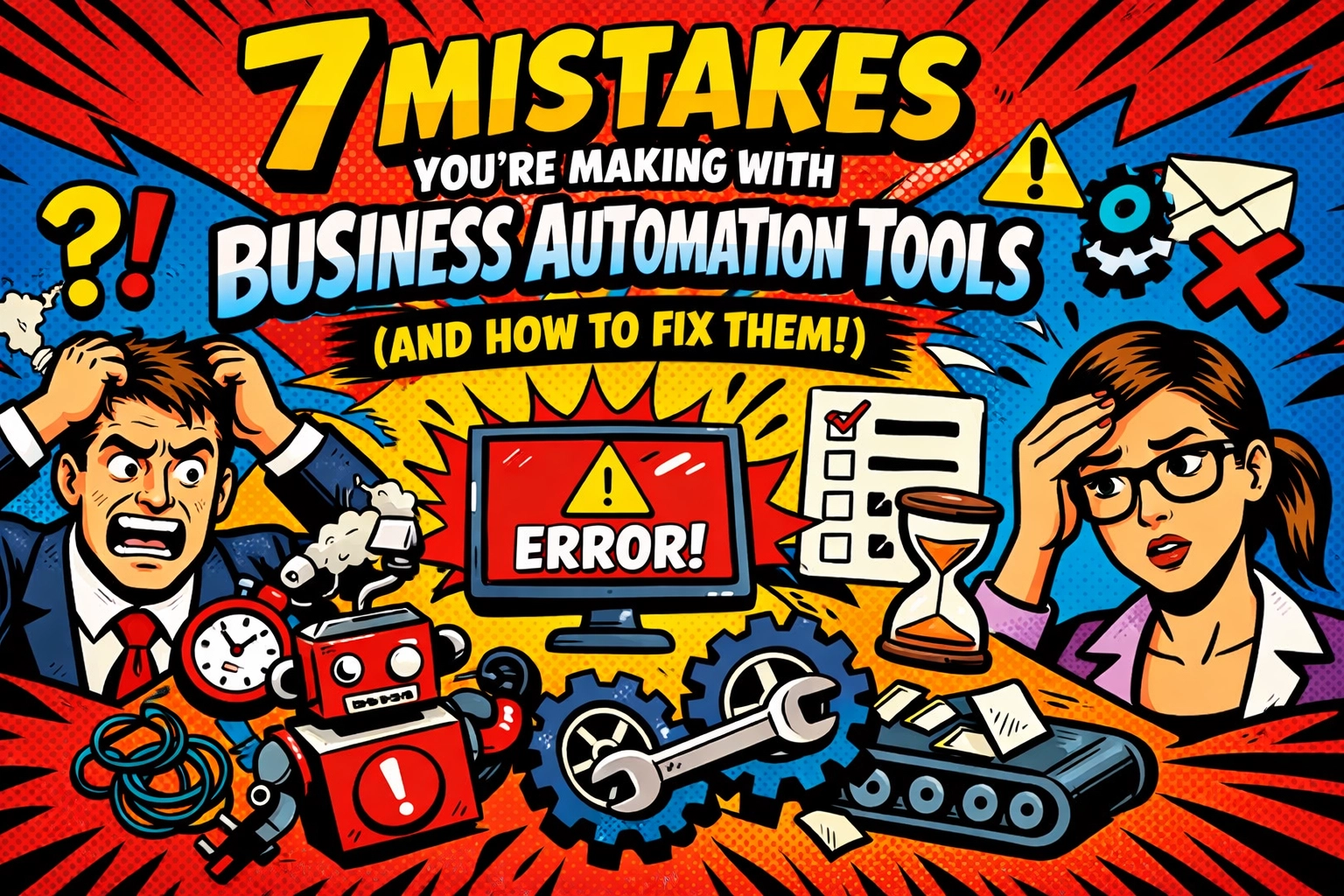 7 Mistakes You’re Making with Business Automation Tools (and How to Fix Them)