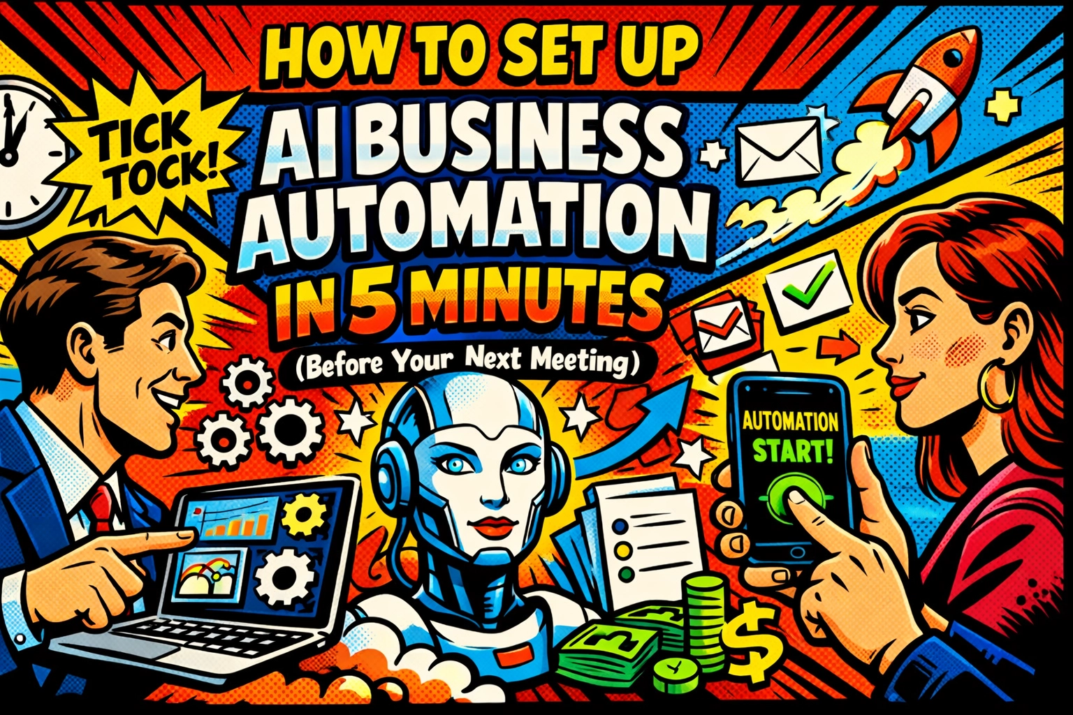 How to Set Up AI Business Automation in 5 Minutes (Before Your Next Meeting)