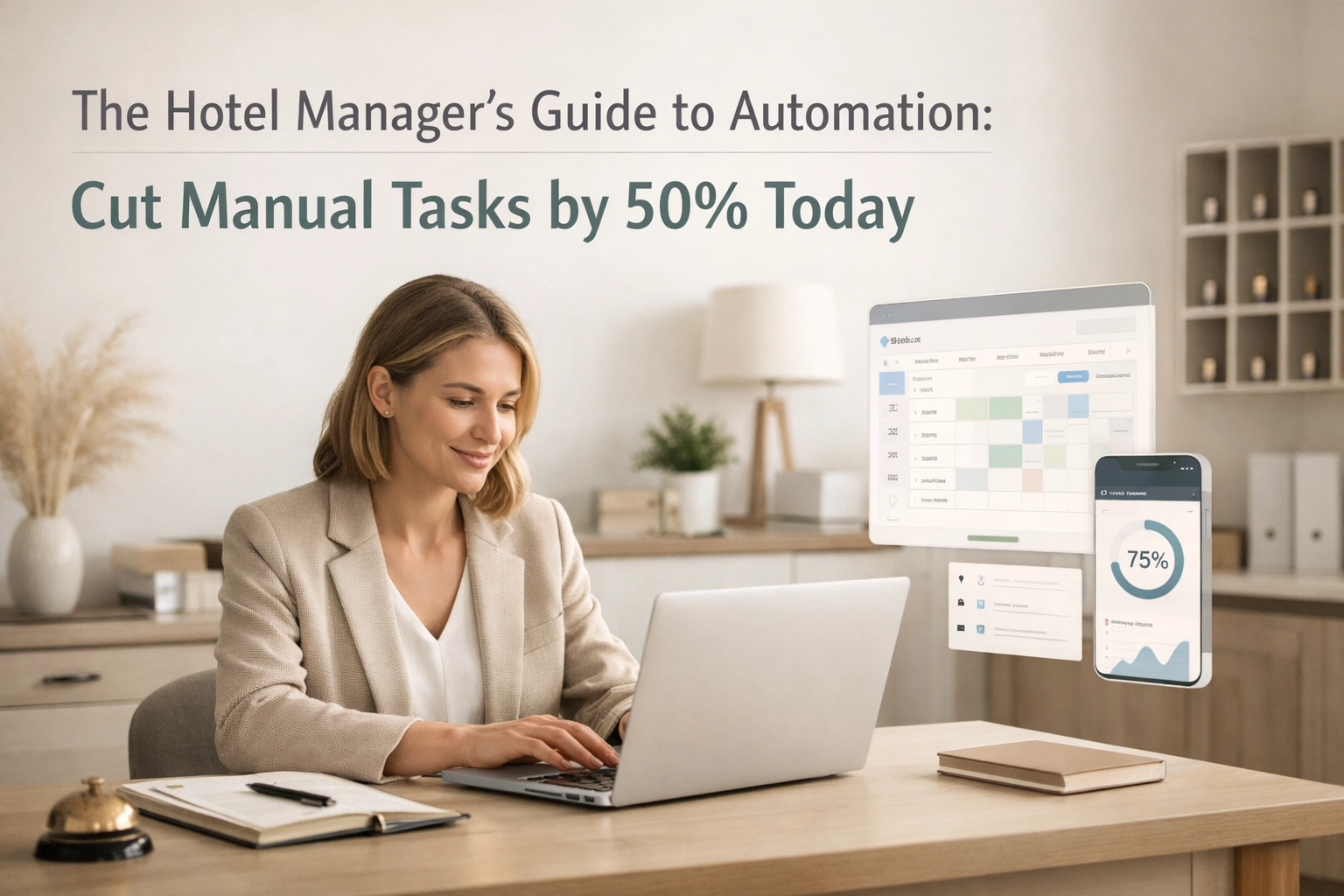 The Hotel Manager’s Guide to Automation: Cut Manual Tasks by 50% Today
