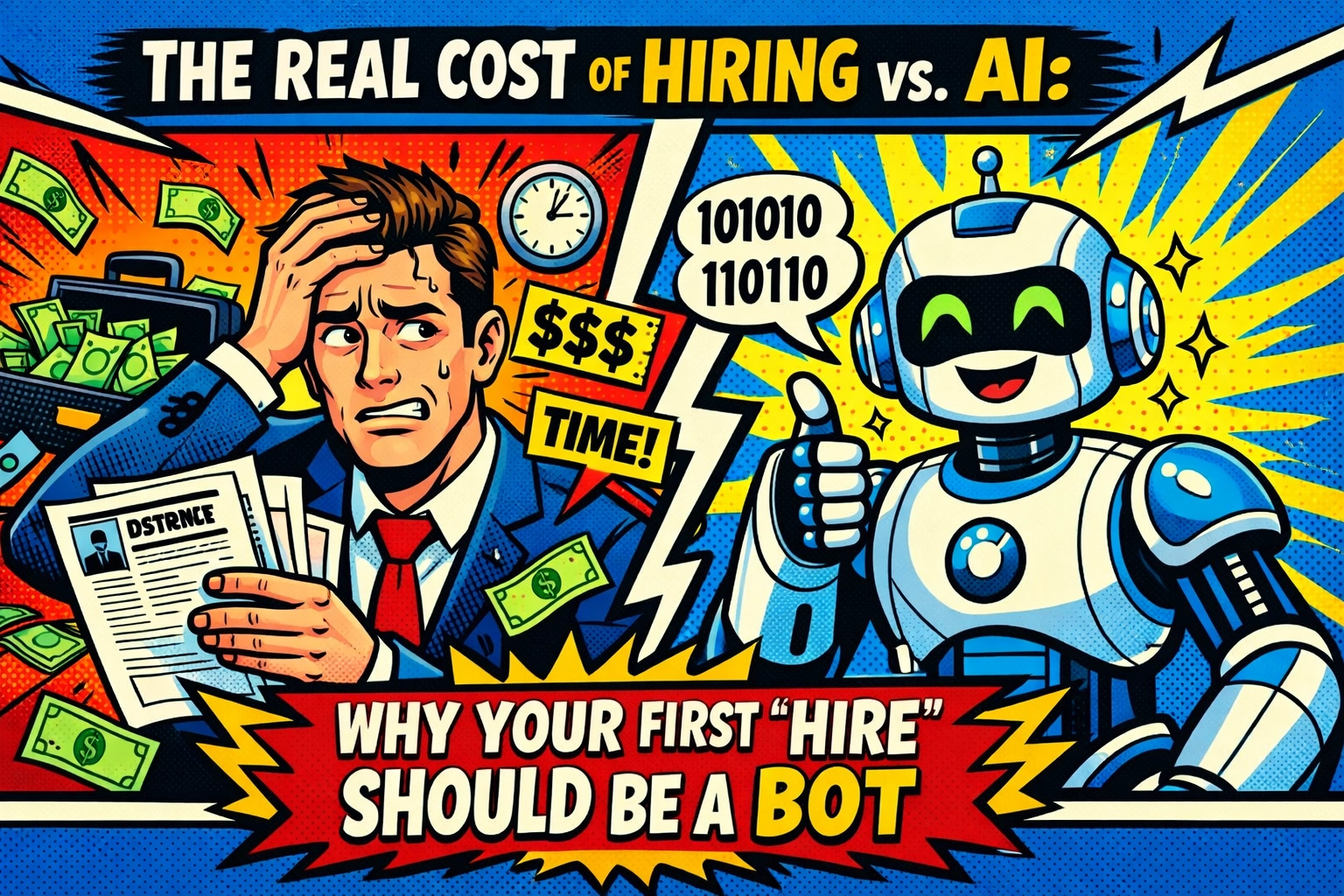 The Real Cost of Hiring vs. AI: Why Your First ‘Hire’ Should Be a Bot