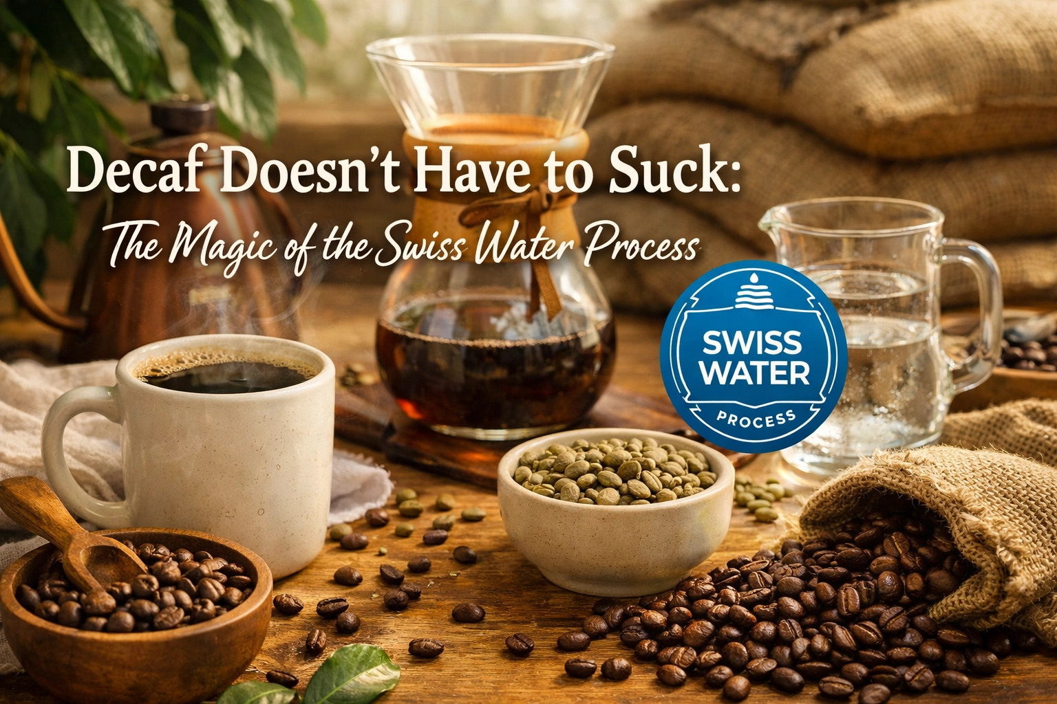 Decaf Doesn’t Have to Suck: The Magic of the Swiss Water Process