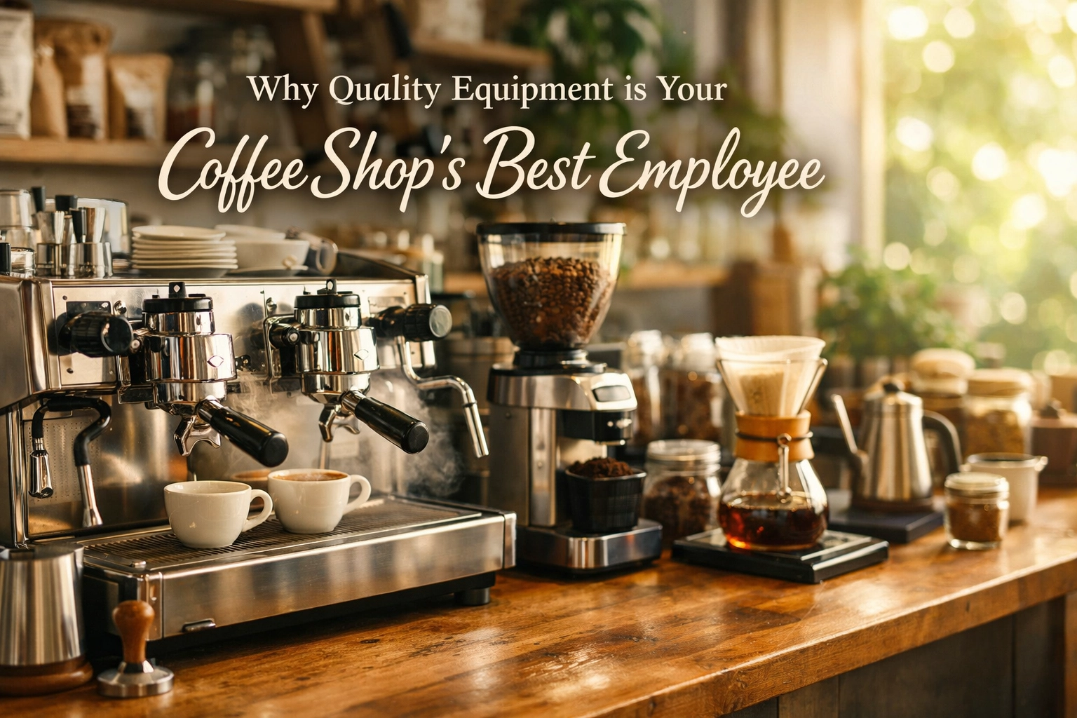Why Quality Equipment is Your Coffee Shop’s Best Employee