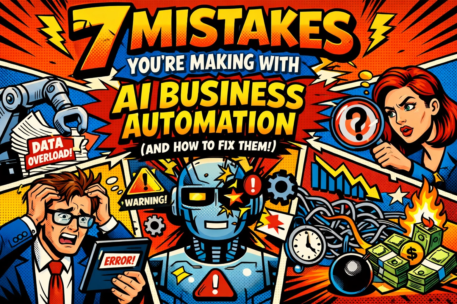 7 Mistakes You’re Making with AI Business Automation (and How to Fix Them)