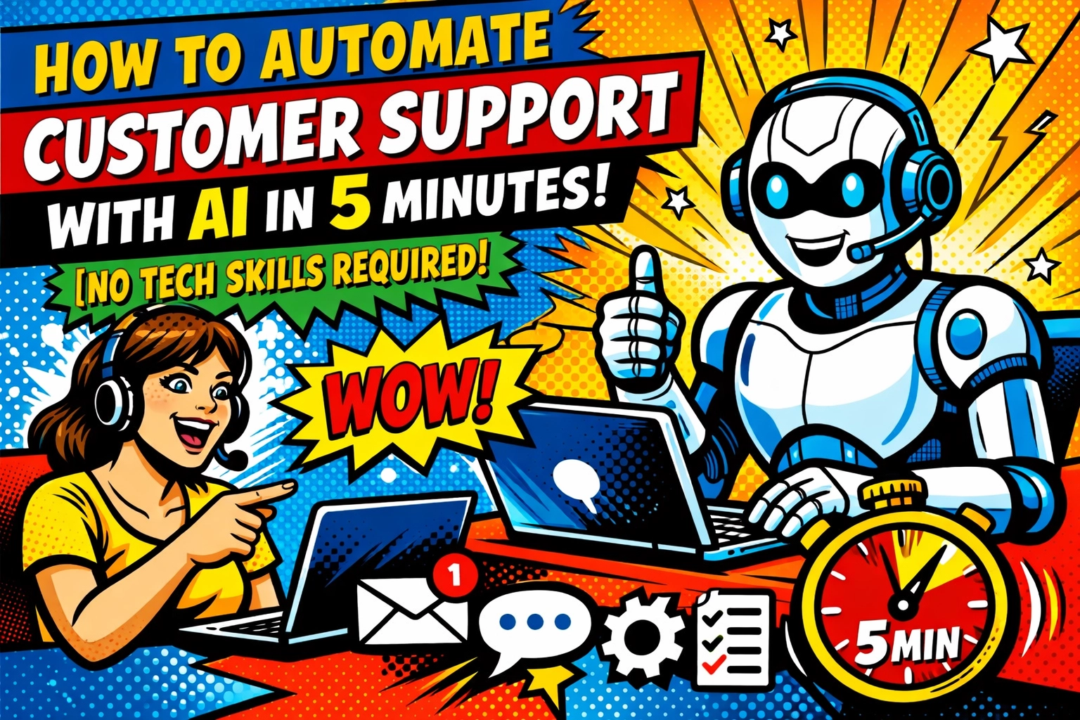 How to Automate Customer Support With AI in 5 Minutes (No Tech Skills Required)