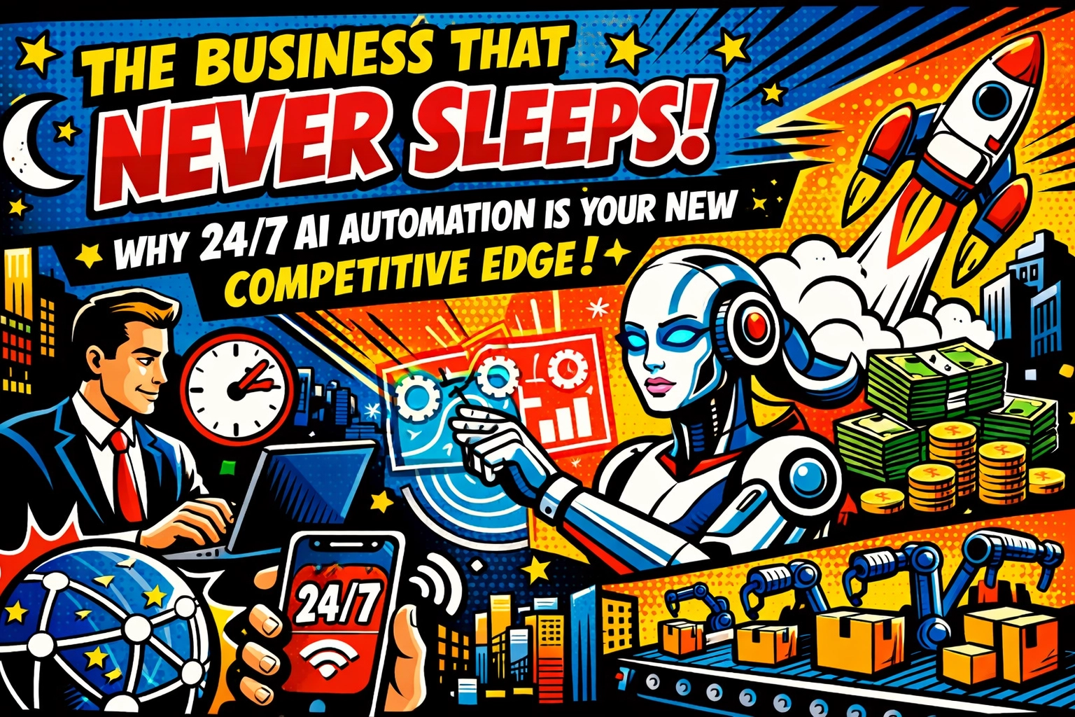 The Business That Never Sleeps: Why 24/7 AI Automation is Your New Competitive Edge