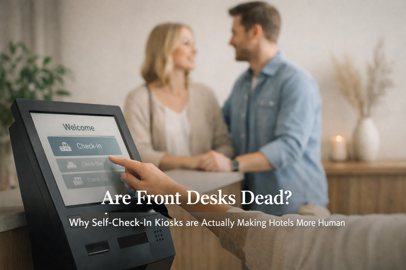 Are Front Desks Dead? Why Self-Check-In Kiosks are Actually Making Hotels More Human