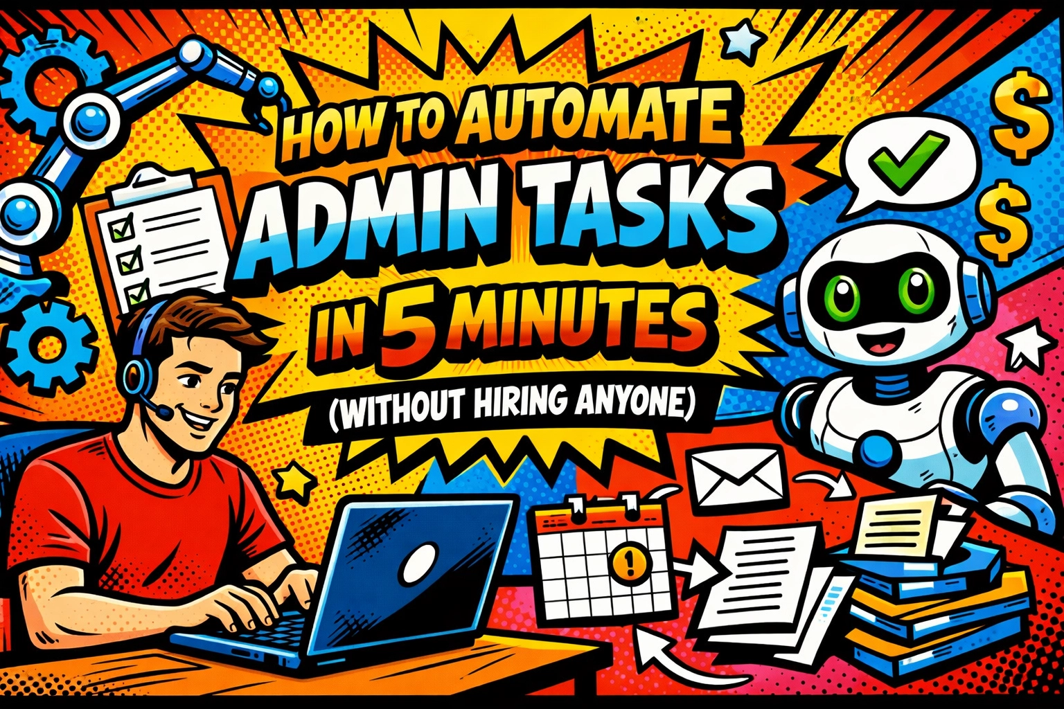 How to Automate Admin Tasks in 5 Minutes (Without Hiring Anyone)