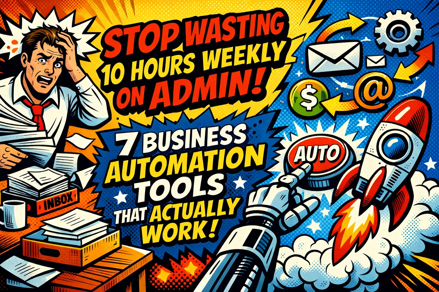 Stop Wasting 10 Hours Weekly on Admin: 7 Business Automation Tools That Actually Work