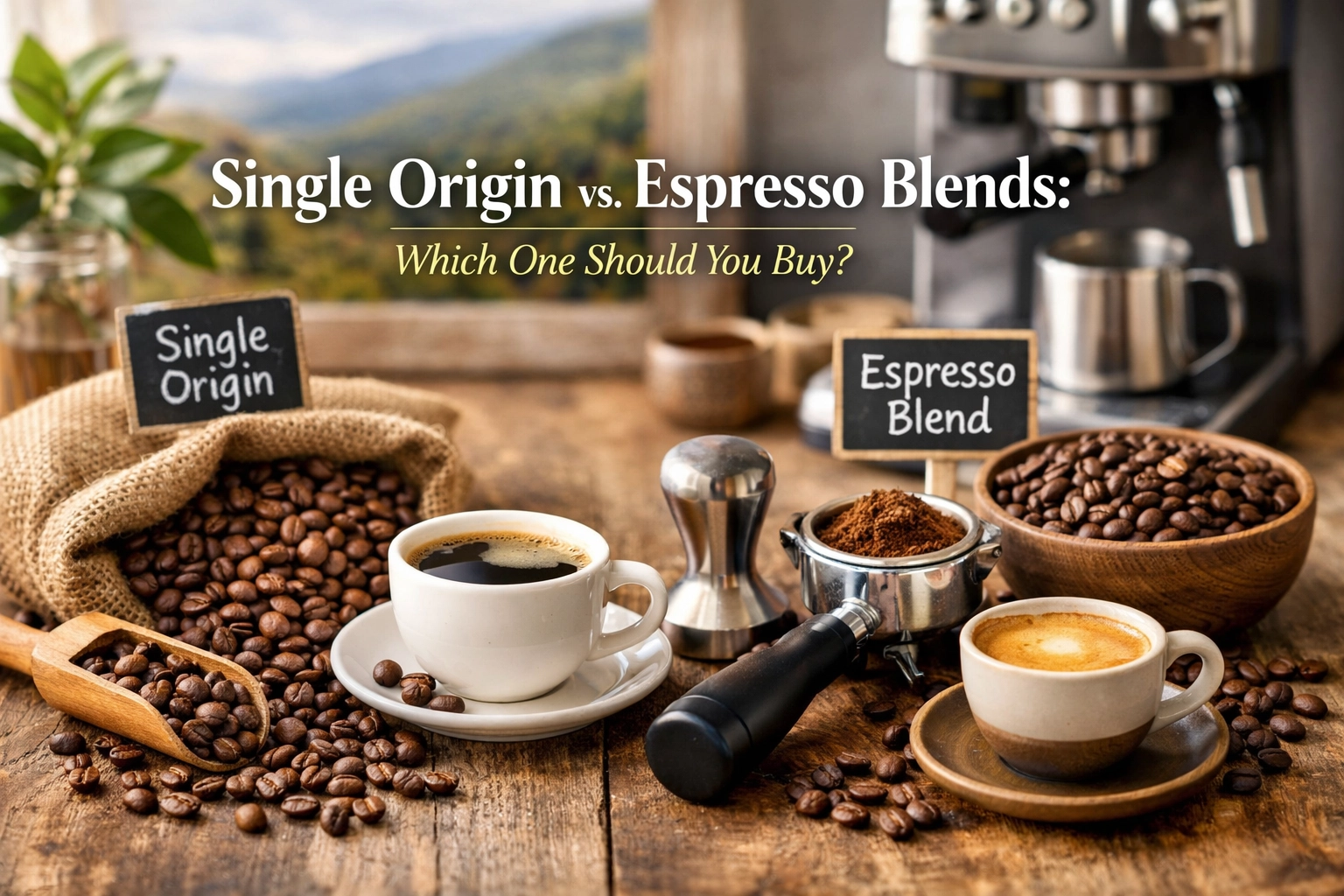 Single Origin vs. Espresso Blends: Which One Should You Buy?