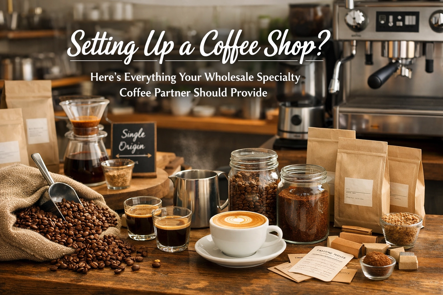Setting Up a Coffee Shop? Here’s Everything Your Wholesale Specialty Coffee Partner Should Provide