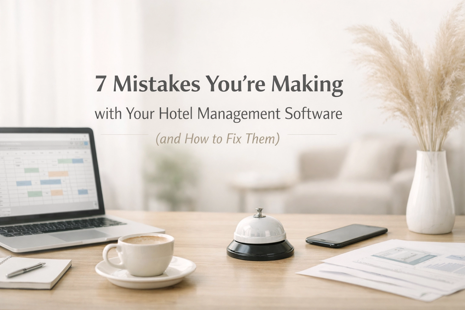 7 Mistakes You’re Making with Your Hotel Management Software (and How to Fix Them)