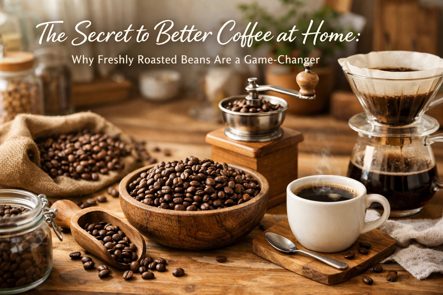 The Secret to Better Coffee at Home: Why Freshly Roasted Beans Are a Game-Changer