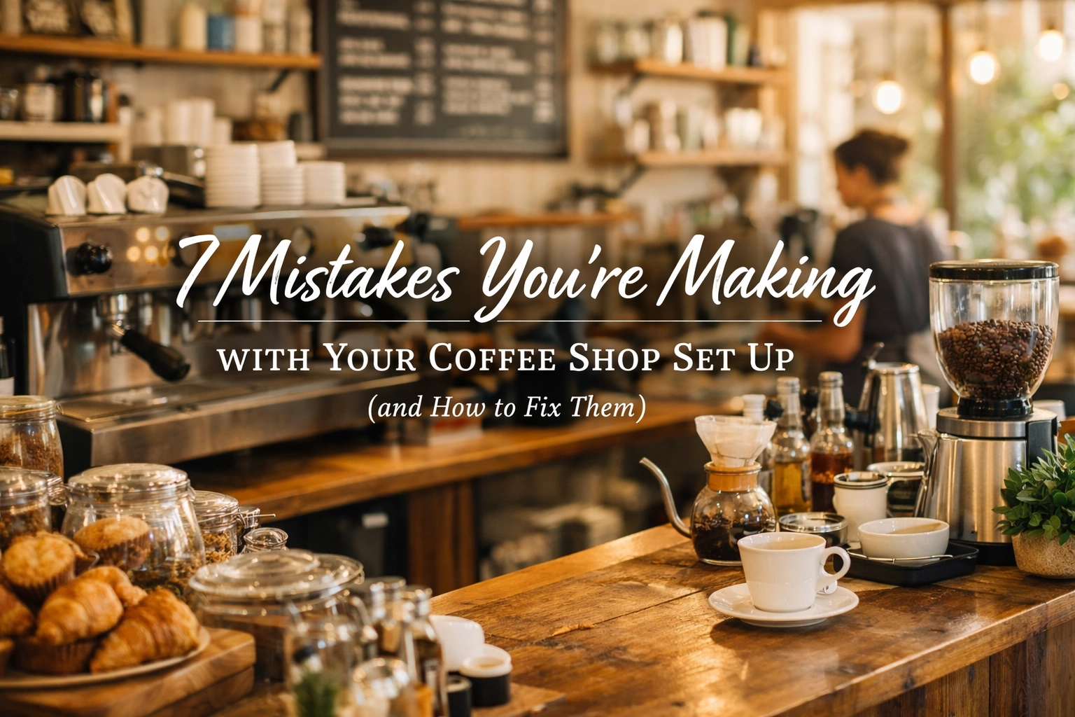 7 Mistakes You’re Making with Your Coffee Shop Set Up (and How to Fix Them)