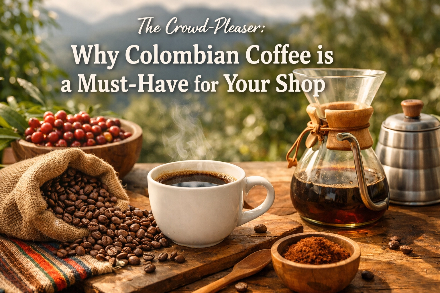 The Crowd-Pleaser: Why Colombian Coffee is a Must-Have for Your Shop