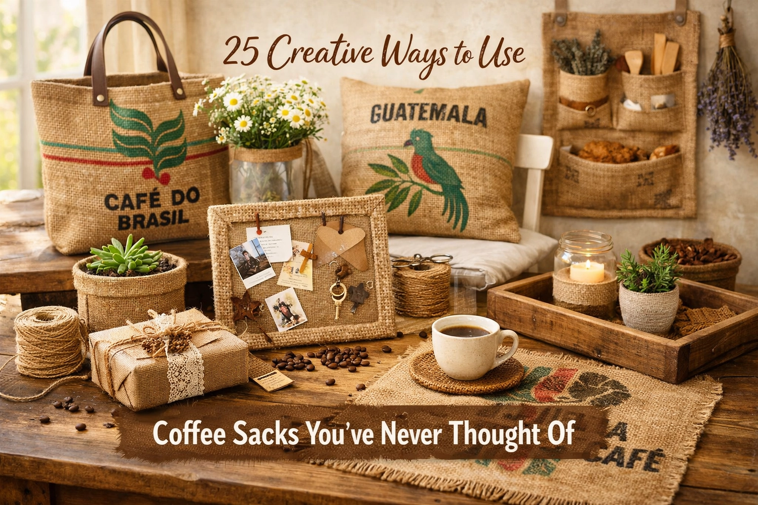 25 Creative Ways to Use Coffee Sacks You’ve Never Thought Of