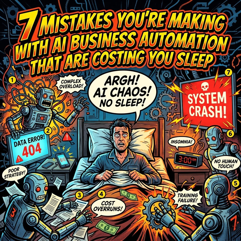 7 Mistakes You’re Making with AI Business Automation That Are Costing You Sleep