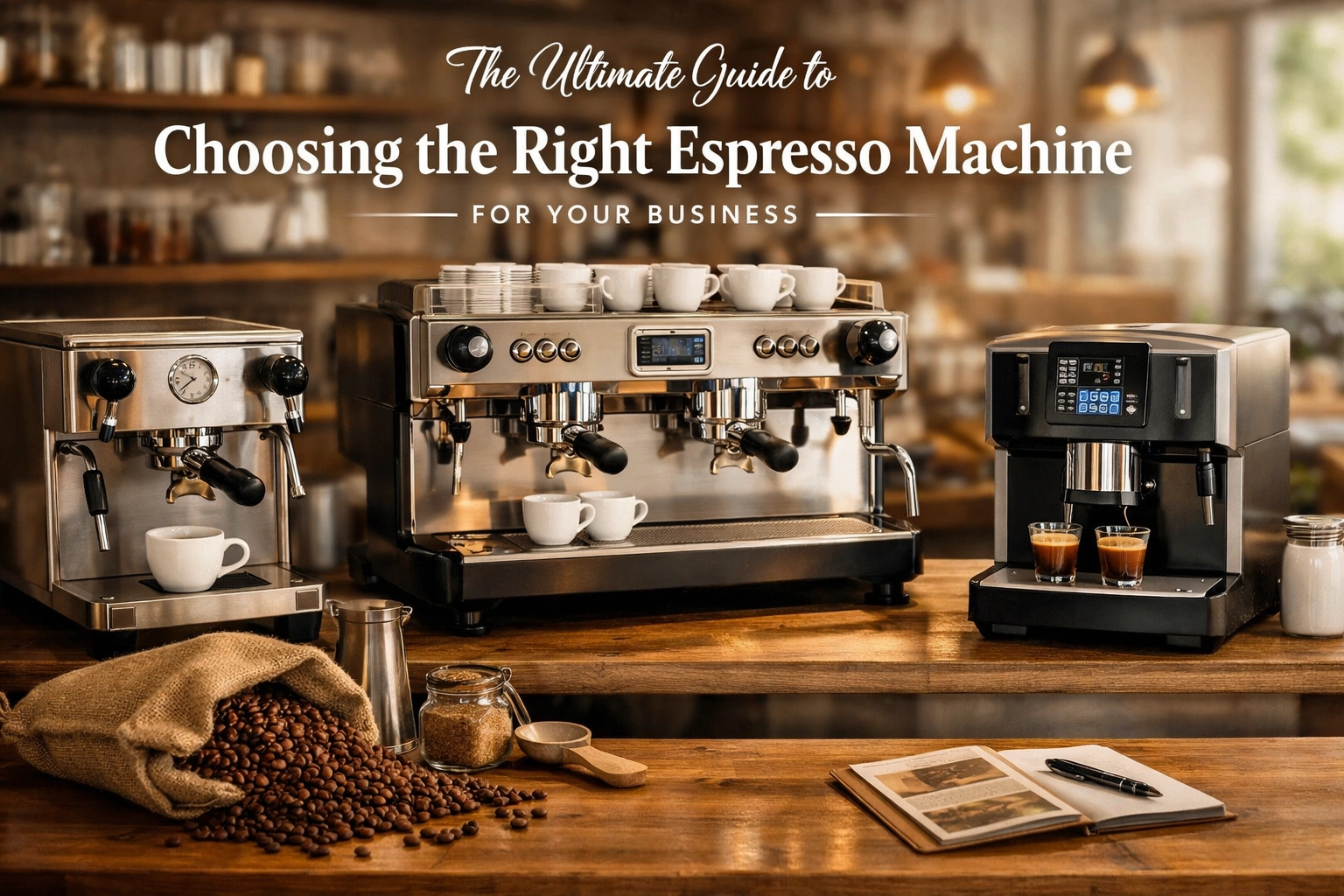 The Ultimate Guide to Choosing the Right Espresso Machine for Your Business
