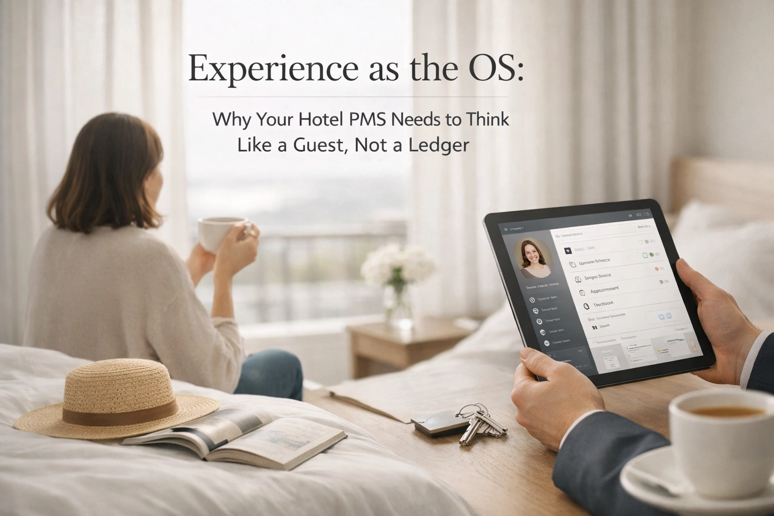 Experience as the OS: Why Your Hotel PMS Needs to Think Like a Guest, Not a Ledger