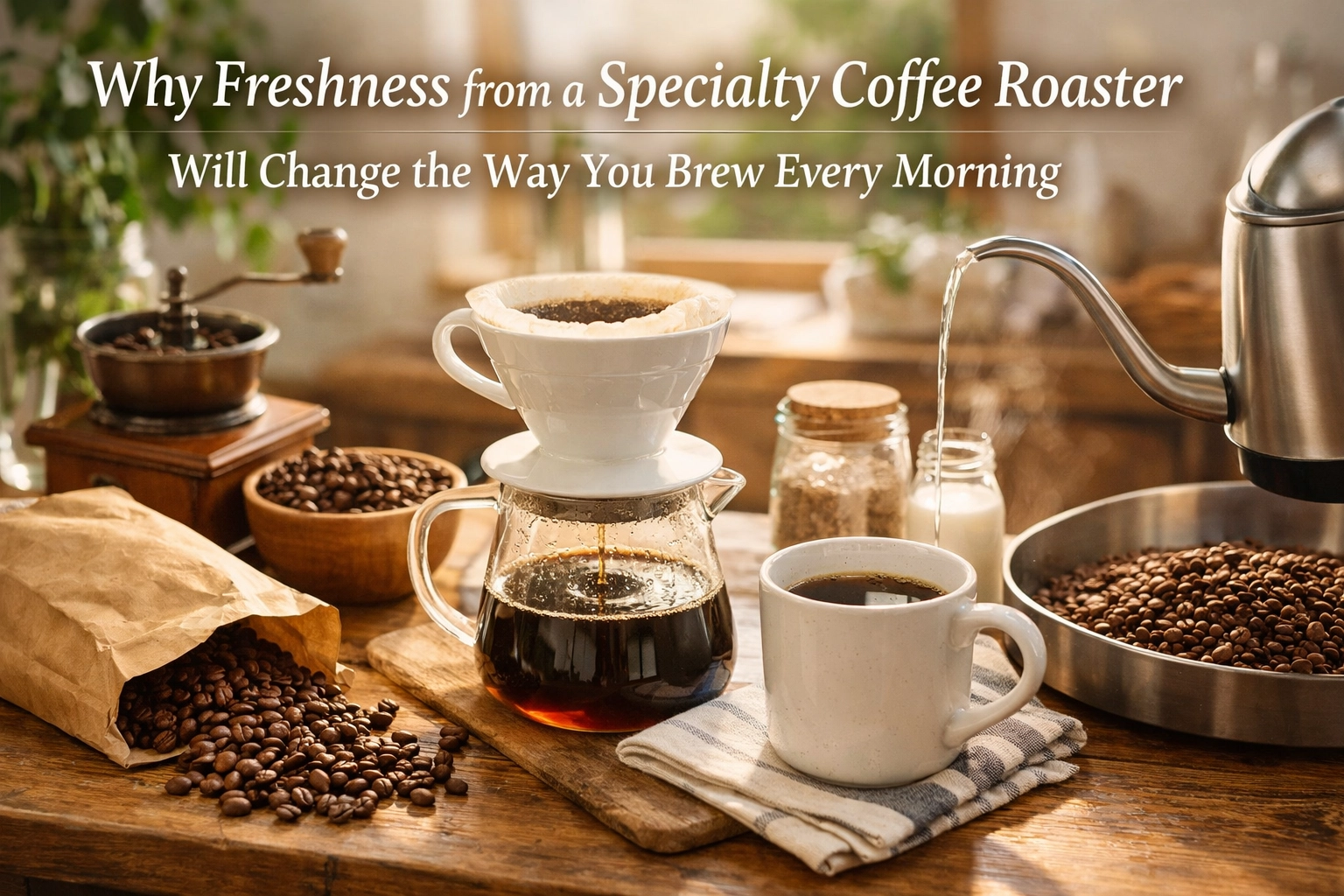 Why Freshness from a Specialty Coffee Roaster Will Change the Way You Brew Every Morning