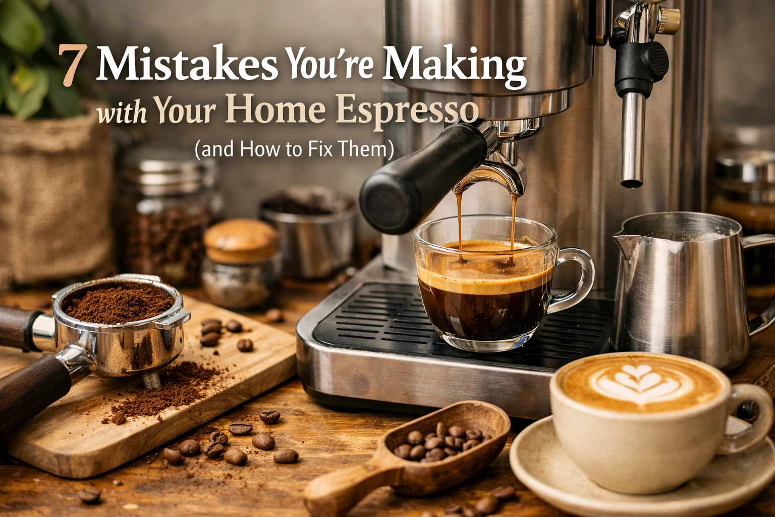7 Mistakes You’re Making with Your Home Espresso (and How to Fix Them)