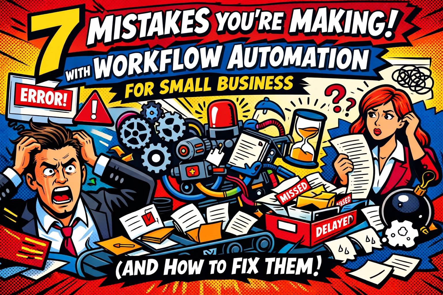7 Mistakes You’re Making with Workflow Automation for Small Business (And How to Fix Them)