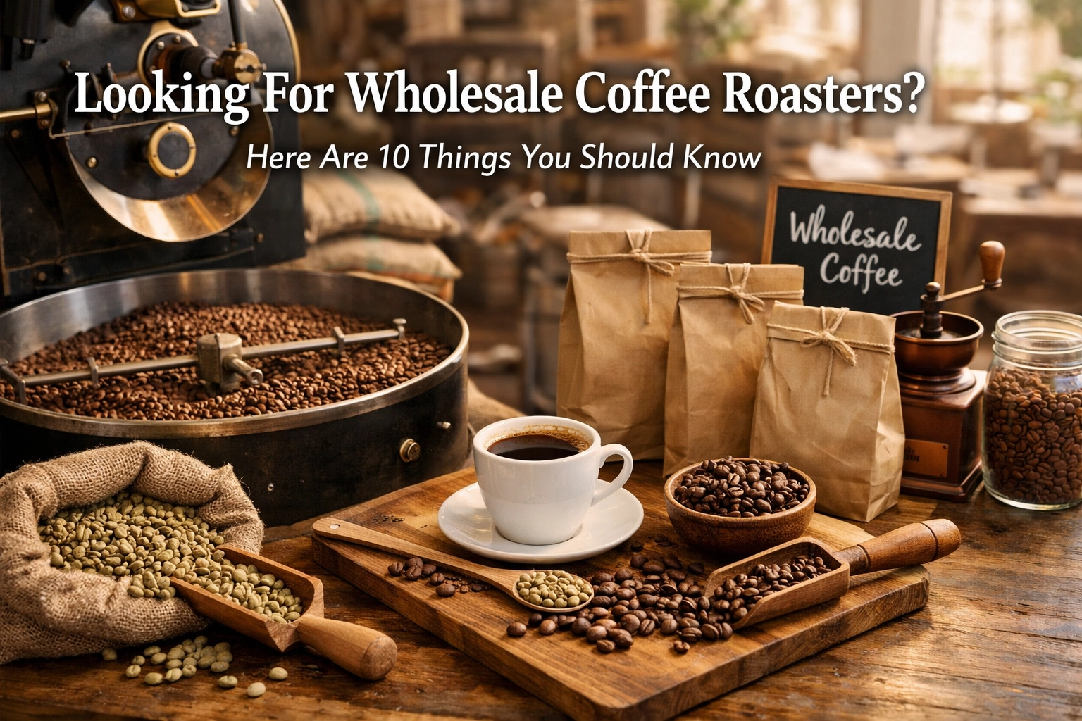 Looking For Wholesale Coffee Roasters? Here Are 10 Things You Should Know