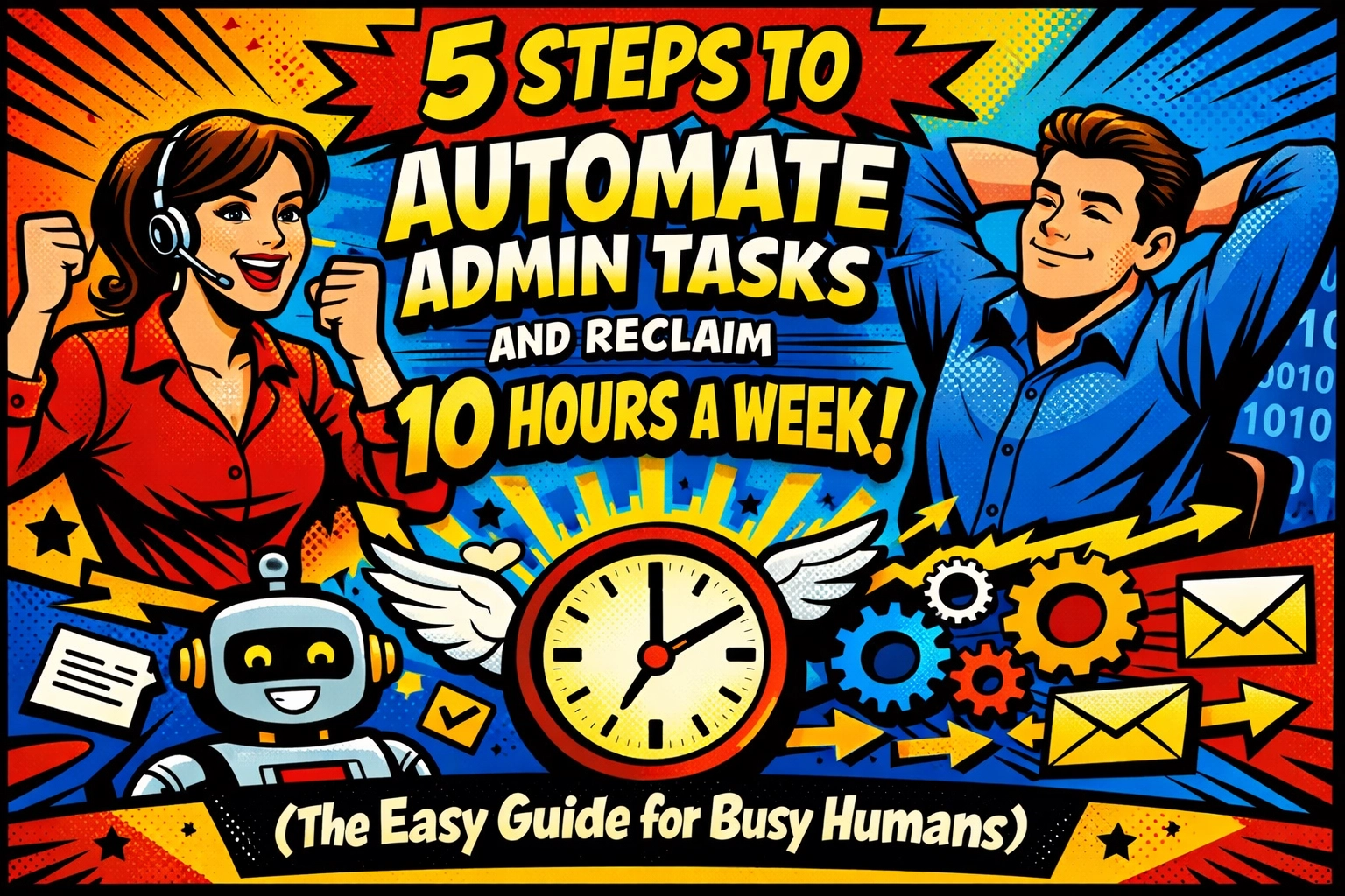 5 Steps to Automate Admin Tasks and Reclaim 10 Hours a Week (The Easy Guide for Busy Humans)