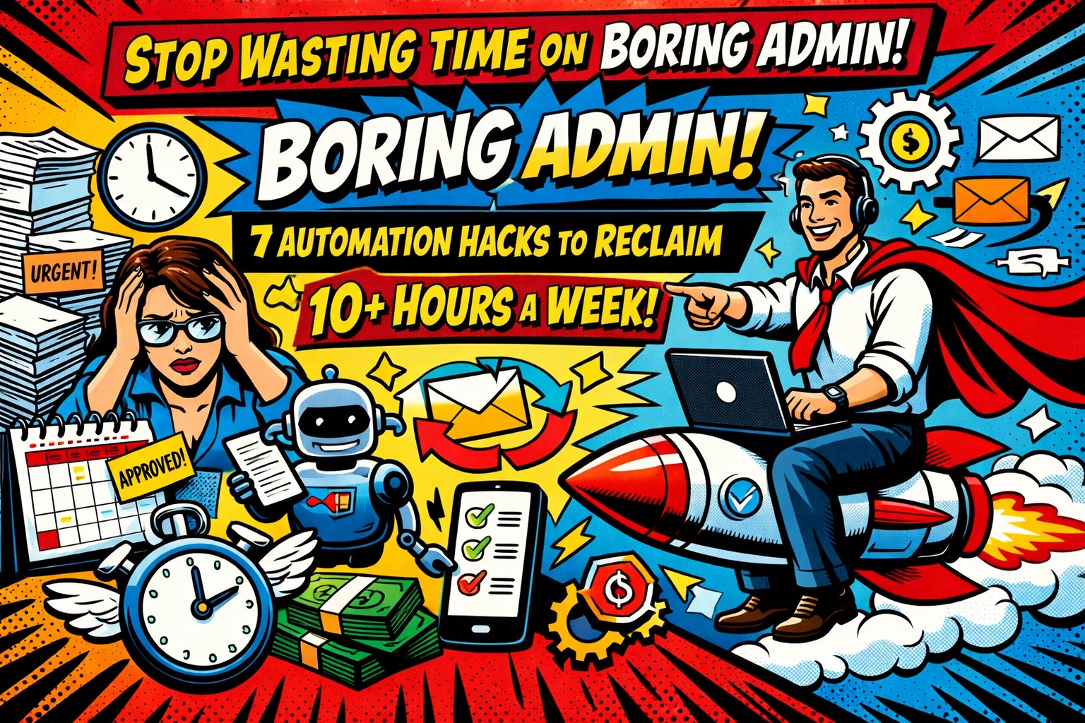 Stop Wasting Time on Boring Admin: 7 Automation Hacks to Reclaim 10+ Hours a Week