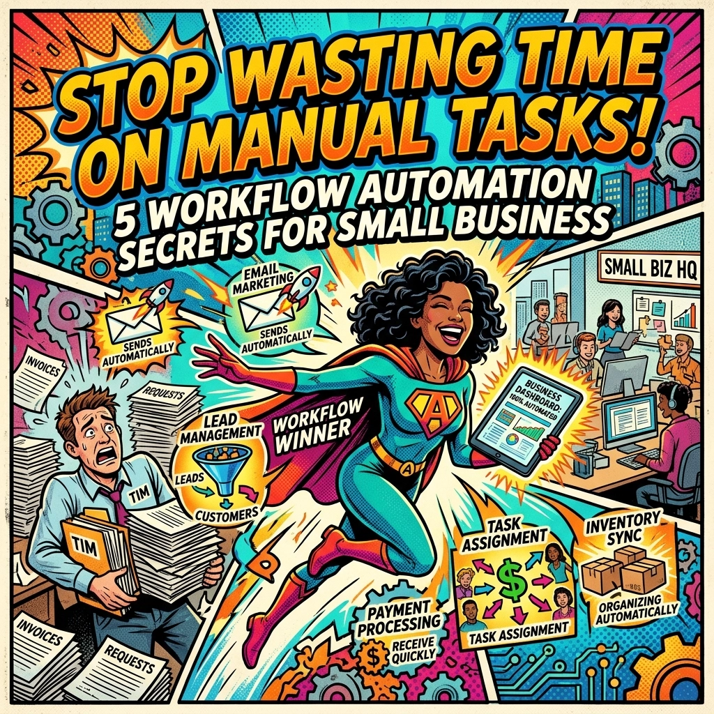 Stop Wasting Time on Manual Tasks: 5 Workflow Automation Secrets for Small Business