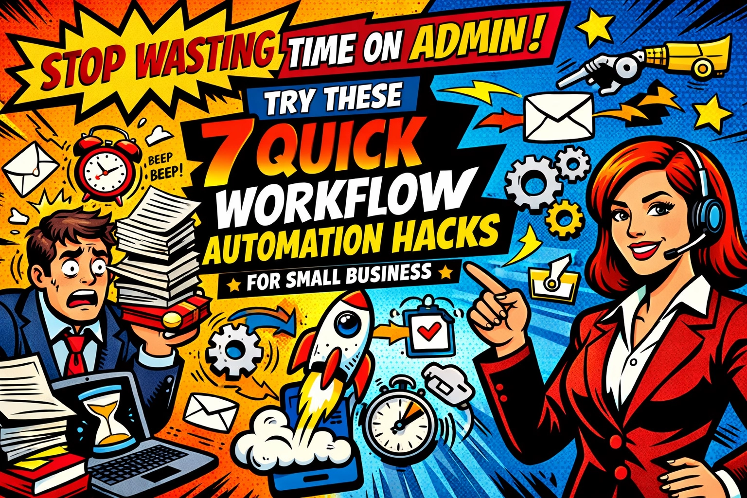 Stop Wasting Time on Admin: Try These 7 Quick Workflow Automation Hacks for Small Business
