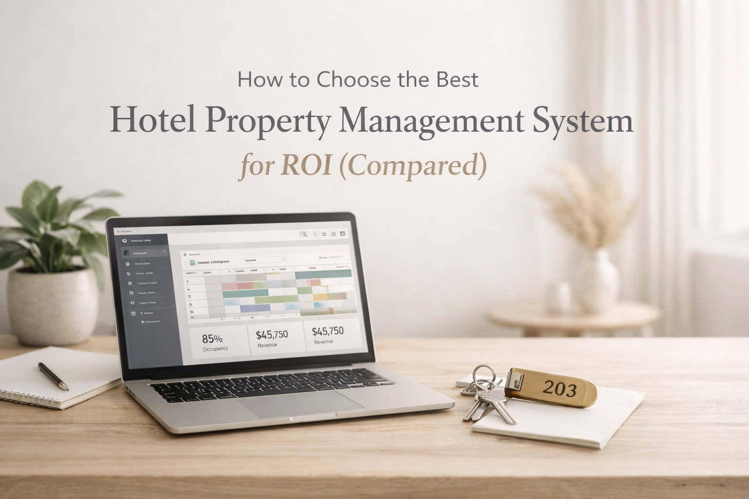 How to Choose the Best Hotel Property Management System for ROI (Compared)