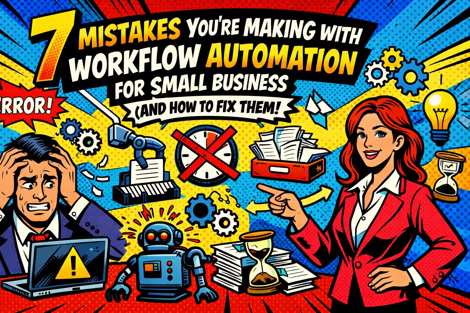 7 Mistakes You’re Making with Workflow Automation for Small Business (And How to Fix Them)