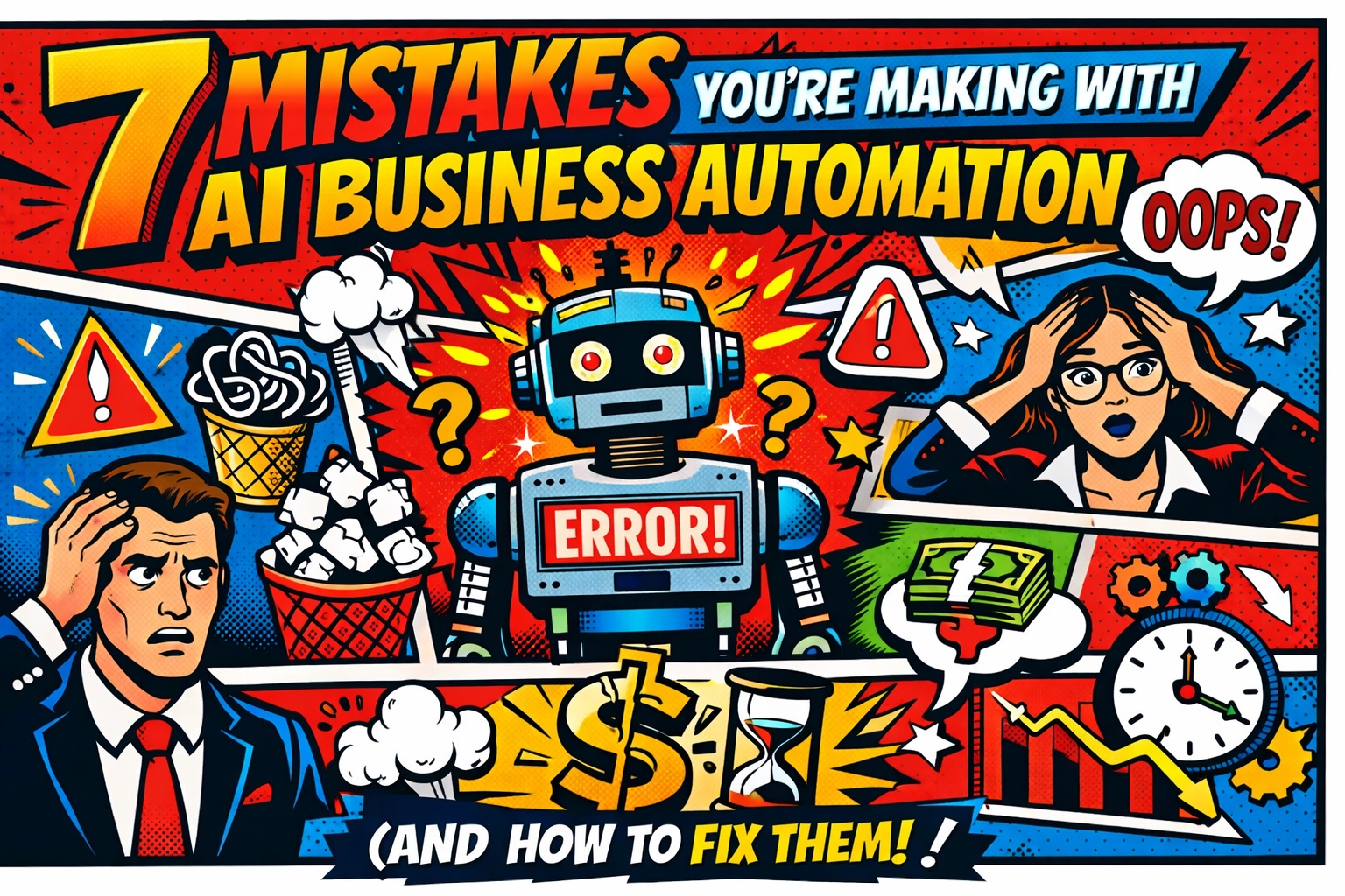 7 Mistakes You’re Making with AI Business Automation (and How to Fix Them)