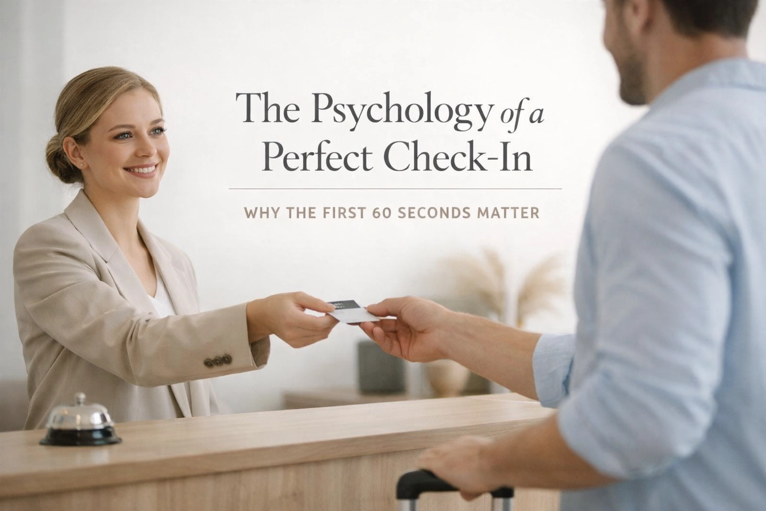 The Psychology of a Perfect Check-In: Why the First 60 Seconds Matter