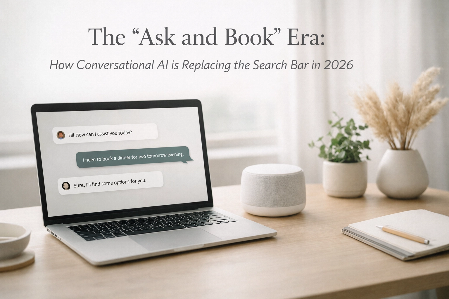 The “Ask and Book” Era: How Conversational AI is Replacing the Search Bar in 2026