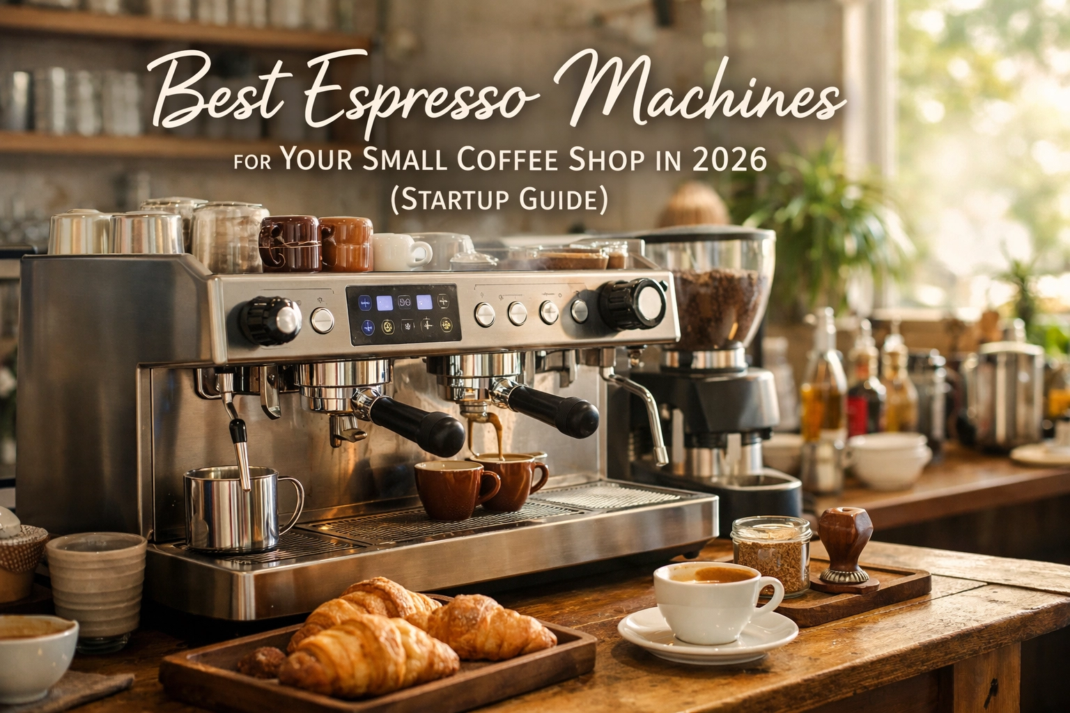 Best Espresso Machines for Your Small Coffee Shop in 2026 (Startup Guide)