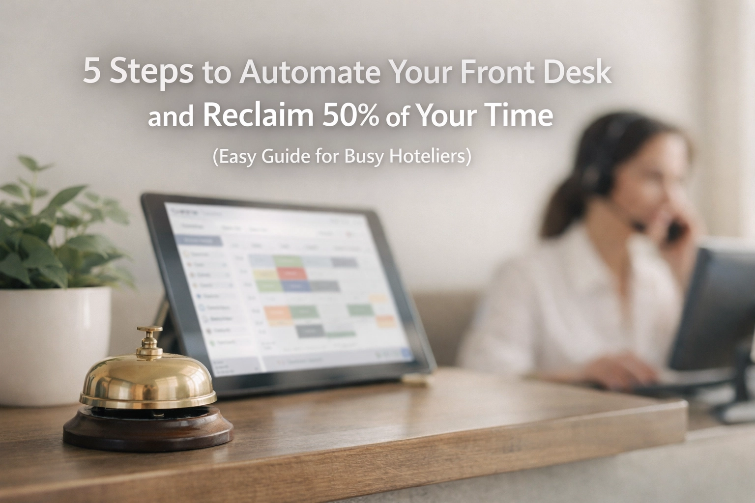 5 Steps to Automate Your Front Desk and Reclaim 50% of Your Time (Easy Guide for Busy Hoteliers)