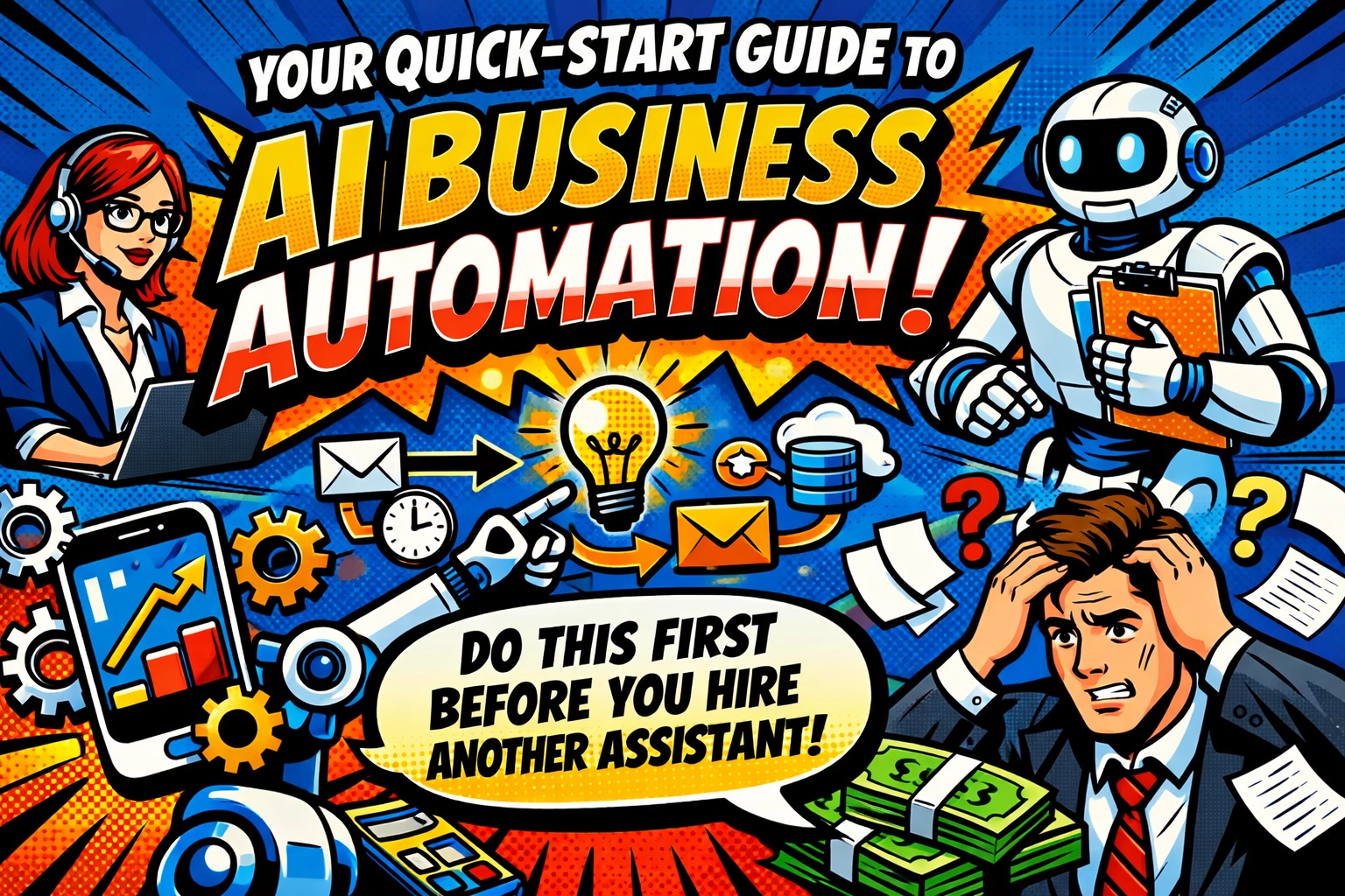 Your Quick-Start Guide to AI Business Automation: Do This First Before You Hire Another Assistant