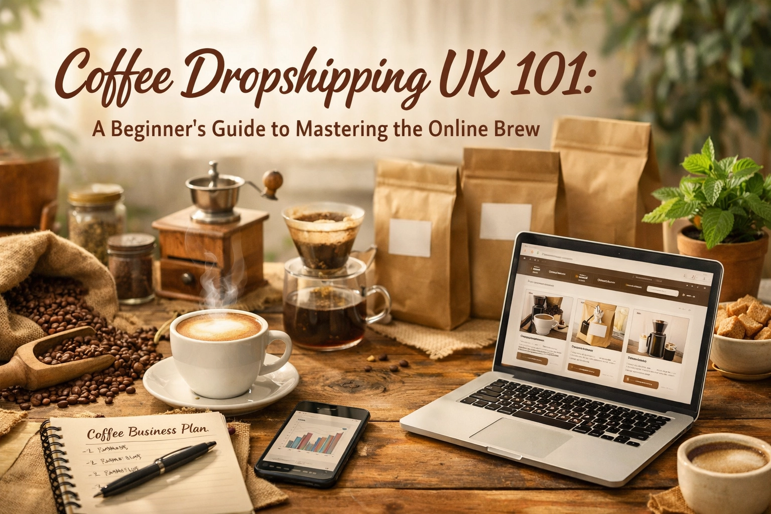 Coffee Dropshipping UK 101: A Beginner’s Guide to Mastering the Online Brew