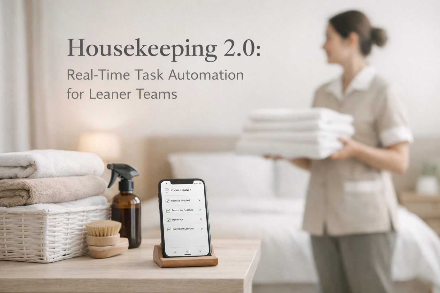 Housekeeping 2.0: Real-Time Task Automation for Leaner Teams