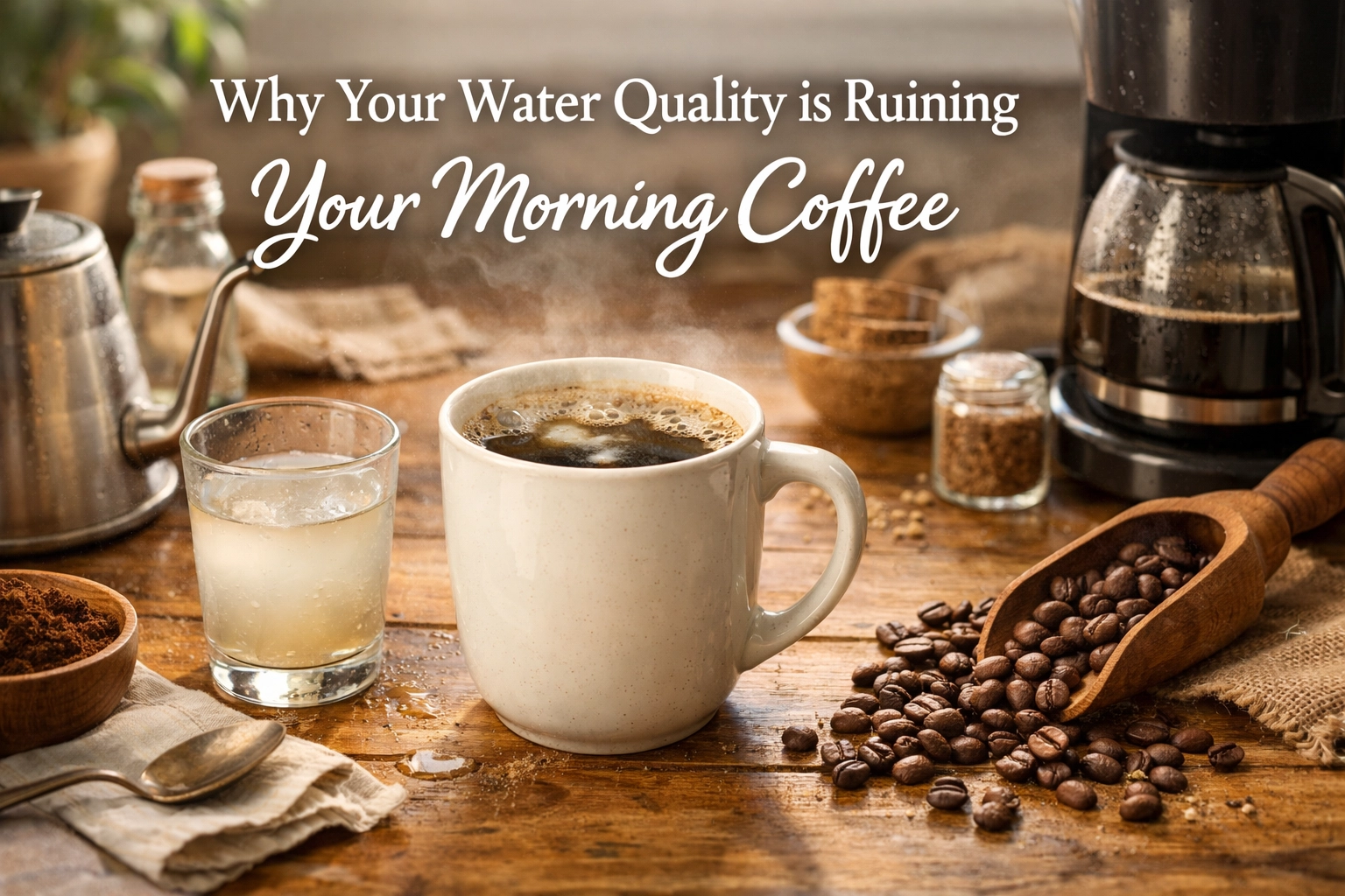 Why Your Water Quality is Ruining Your Morning Coffee